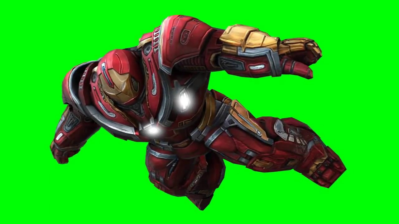 animations mega pack of Hulkbuster infinity war chroma