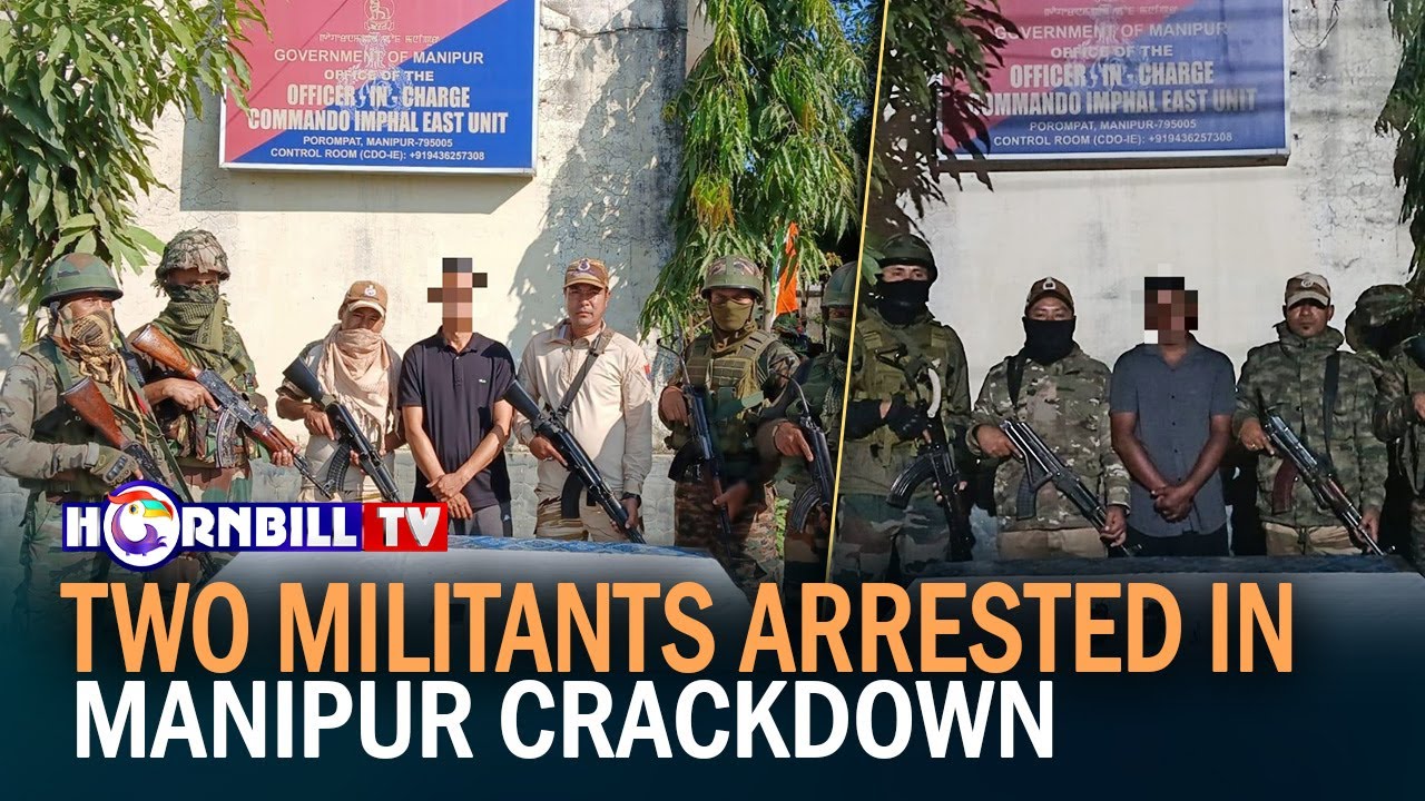 TWO MILITANTS ARRESTED IN MANIPUR CRACKDOWN