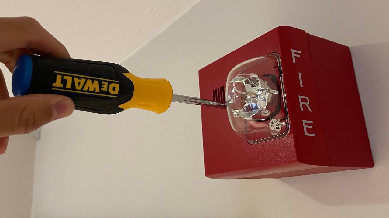 Installing Legacy Siemens U-MMT Fire Alarm Horn/Strobes - System Replacement