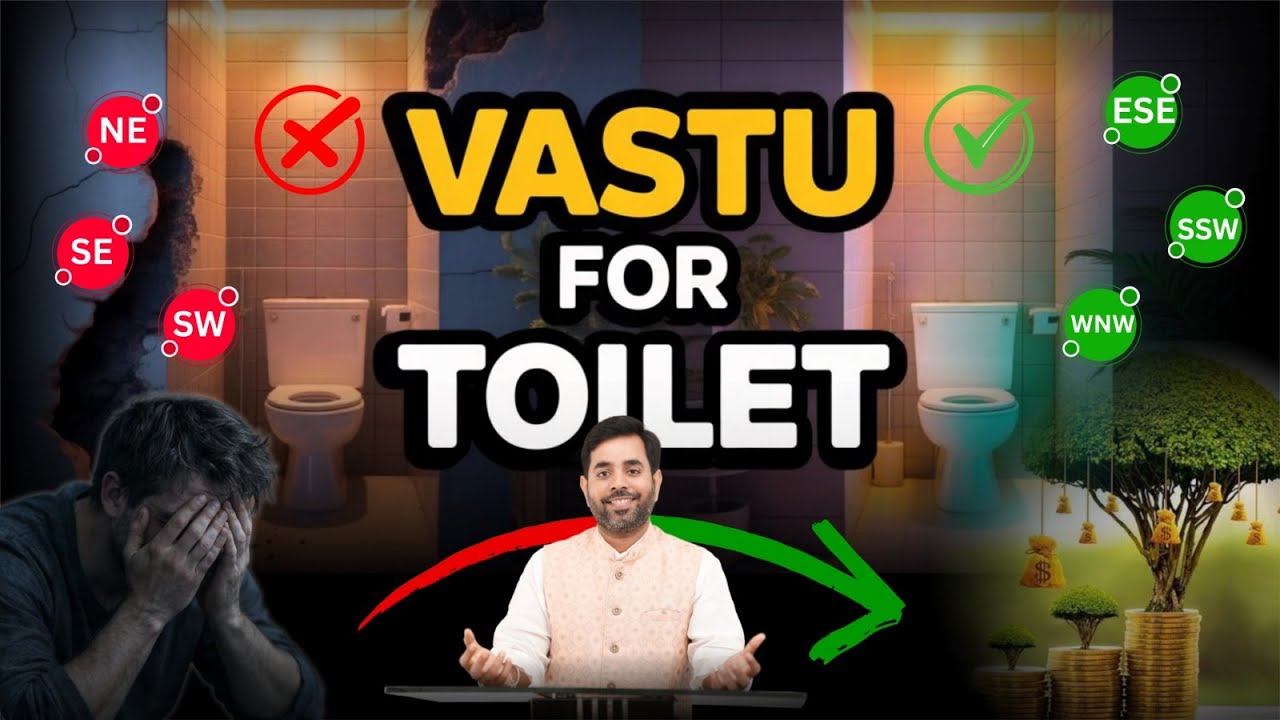 Toilet Vastu Complete Guide | Toilet कहाँ बनाएं ❌ कहाँ न बनाएं ✔️ एक ही Video में Complete Knowledge