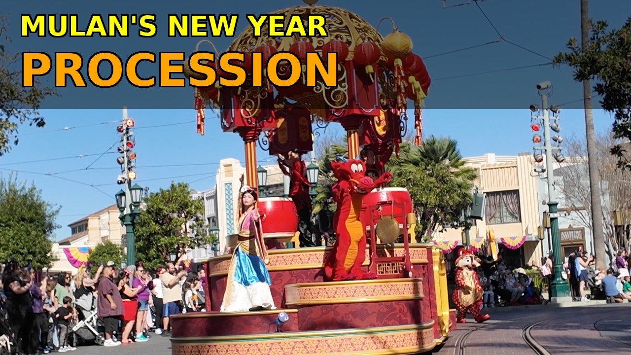 Mulan's Lunar New Year Procession at Disney's California Adventure Park