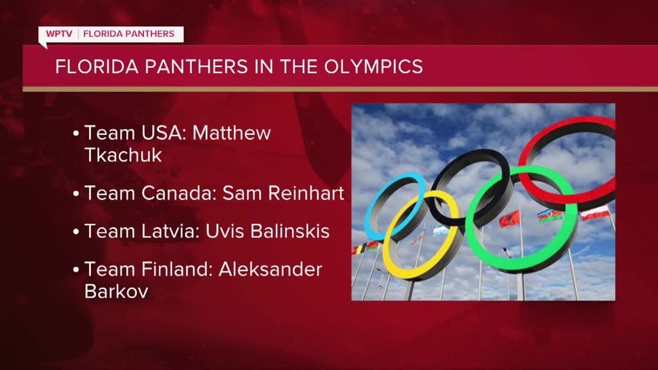 Florida Panthers players set to represent countries in 2026 Winter Olympics