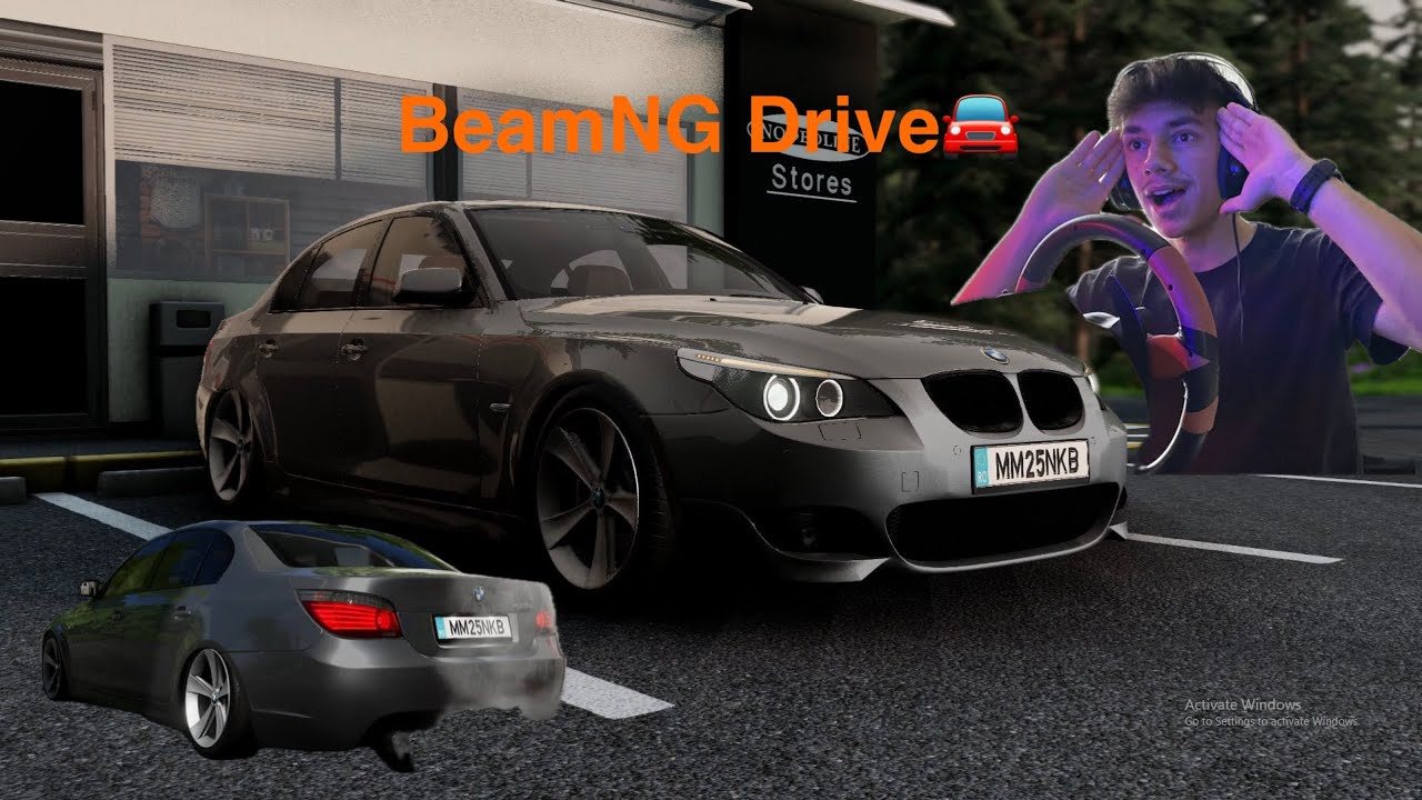 Nu ma asteptam LA ASTA DE LA ACEST BMW E60...#beamngdrive #beamng #beamngcrashes #viral  #gaming
