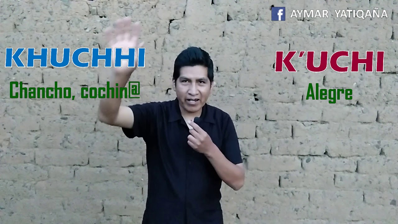 PARA PRACTICAR PRONUNCIACIÓN - AYMARA