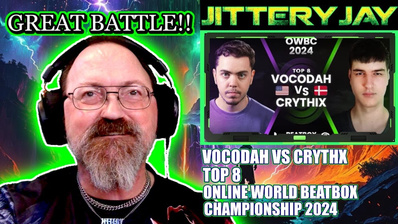Vocodah vs Crythix - Online World Beatbox Championship 2024 - Top 8 - First Reaction