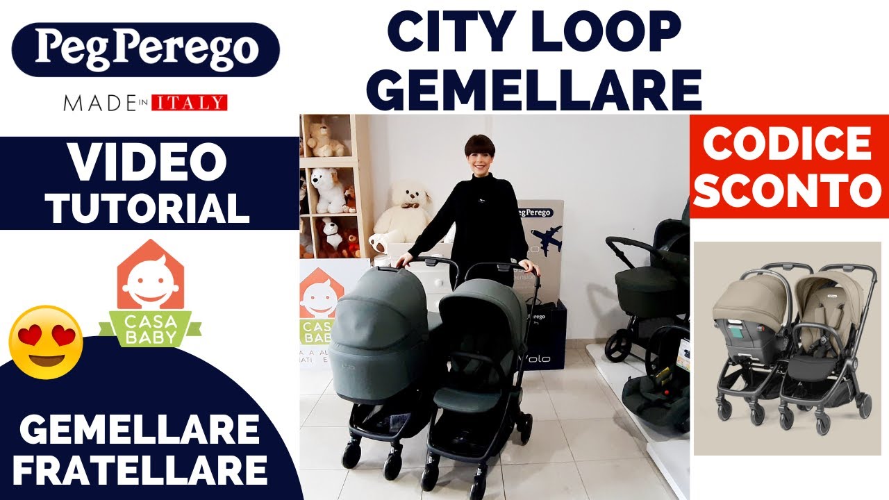 PEG PEREGO CITY LOOP GEMELLARE 2025