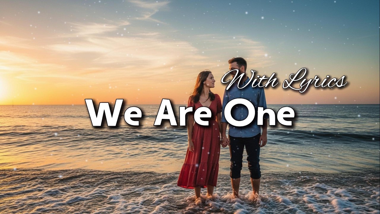 🎶 We Are One | Soft Romantic Song for Quiet Evenings | Calm Female Vocal Ballad | Lyrics