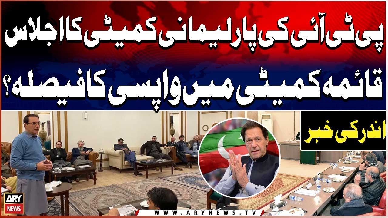 PTI Parliamentary Committee Meeting, PTI MNA's Decision on Returning to Standing Committees?