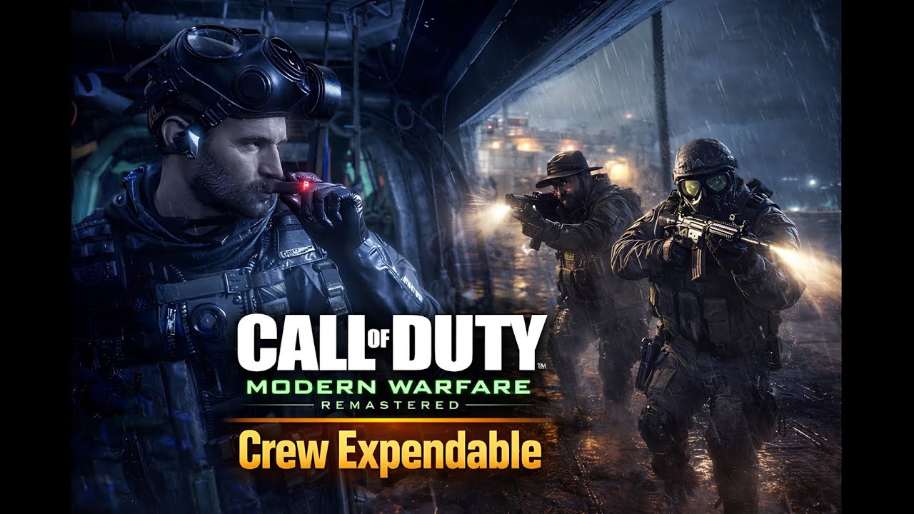 Call of Duty: Modern Warfare Remastered – Crew Expendable Mission | Full Stealth Walkthrough (HD)