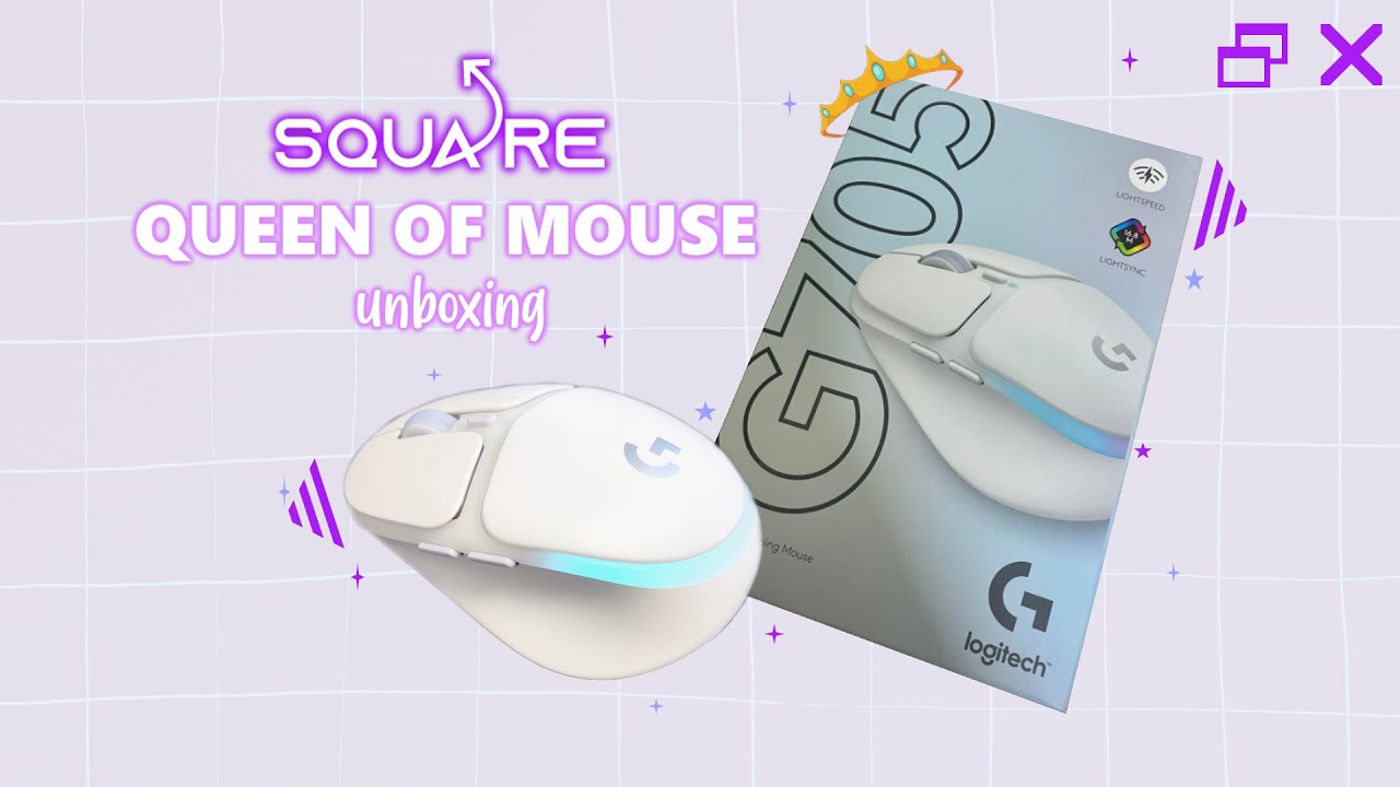 Logitech G705 Unboxing || Queen of Mouse! 🐭【aesthetic & relaxing】