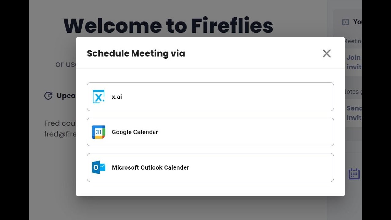 fireflies.ai + x.ai integration