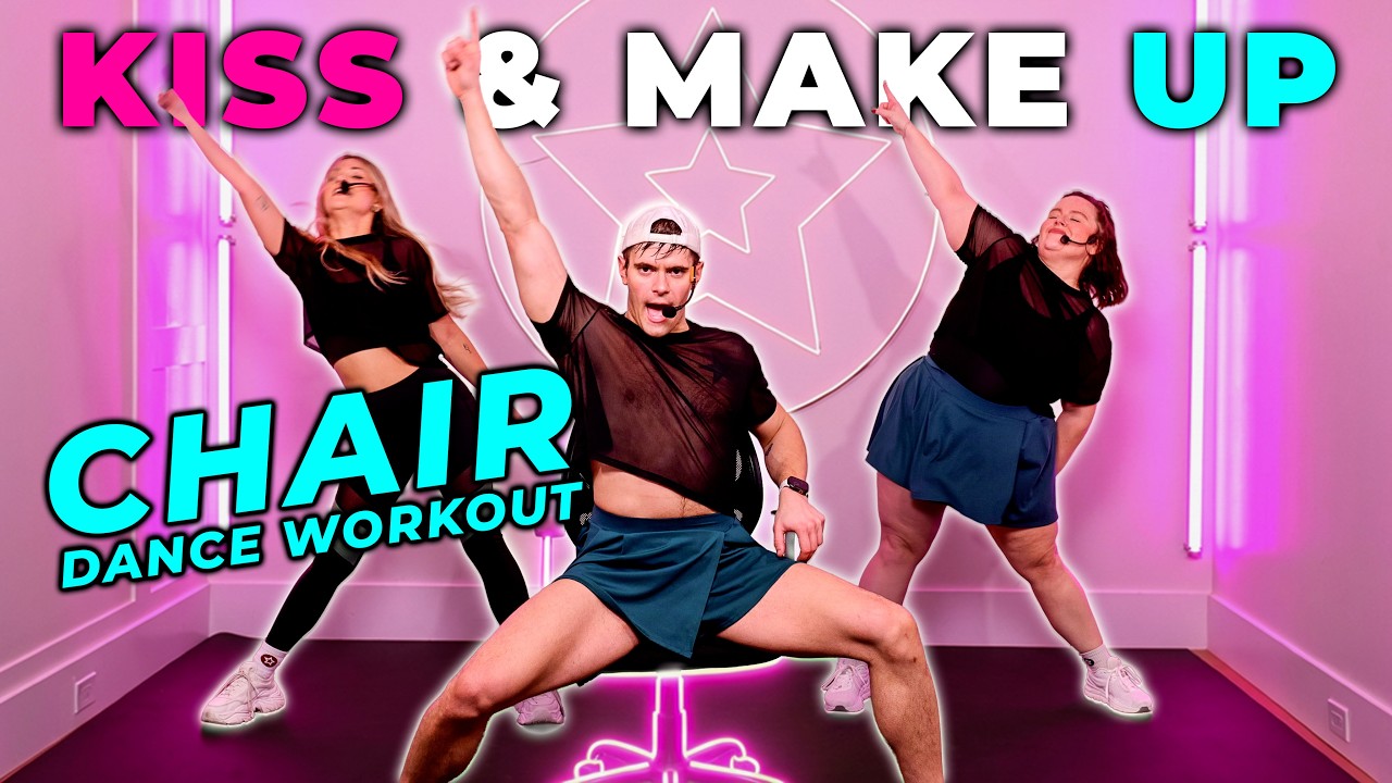 Chair Dance Workout (Low Impact!) | KISS & MAKE UP - Due Lipa | Dance Workout by Caleb Marshall