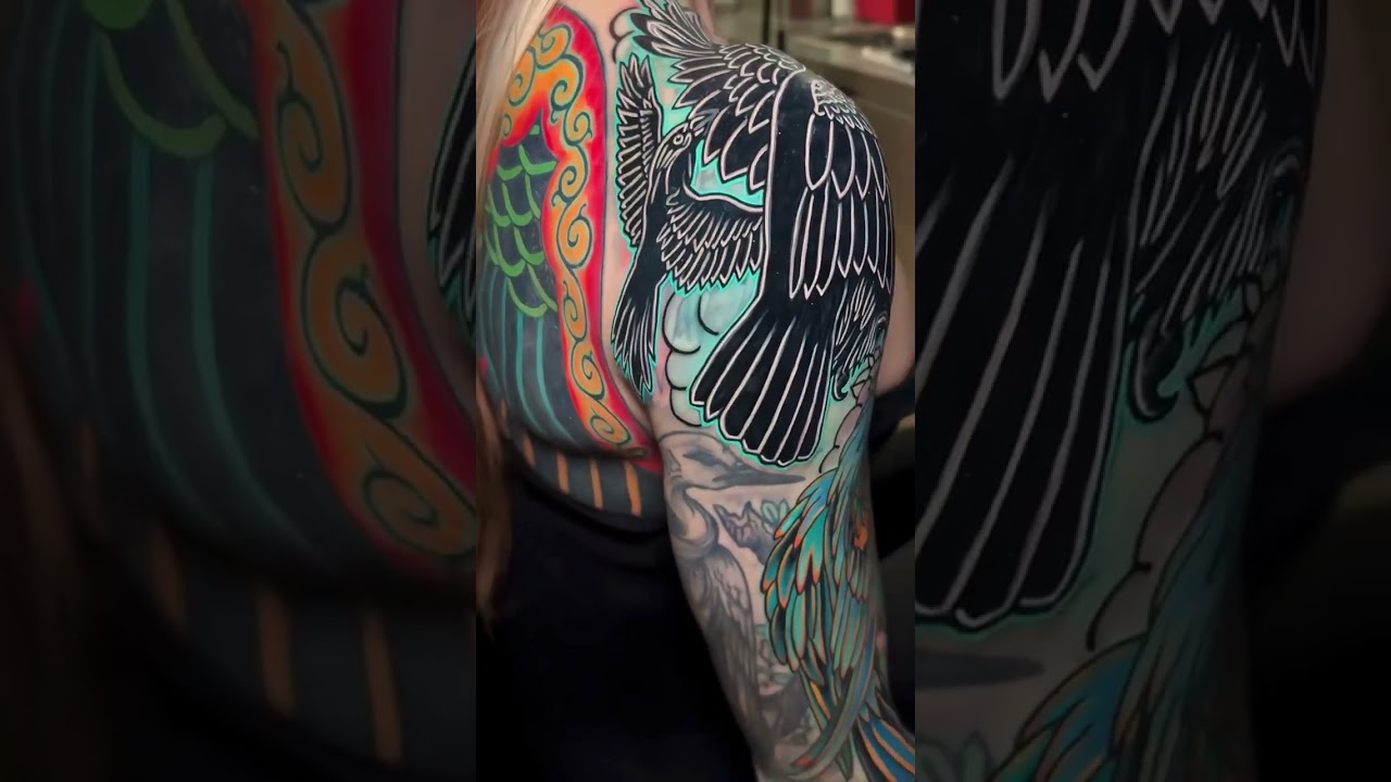 Checkout the before and after #tattoo by artist: @themanyao #tattooartist #beardedmoney