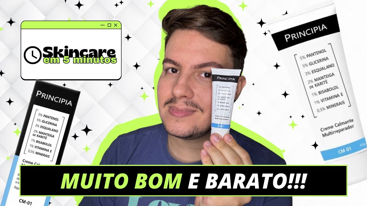 CREME CALMANTE CM-01 DA PRINCIPIA FUNCIONA? RESENHA COMPLETA