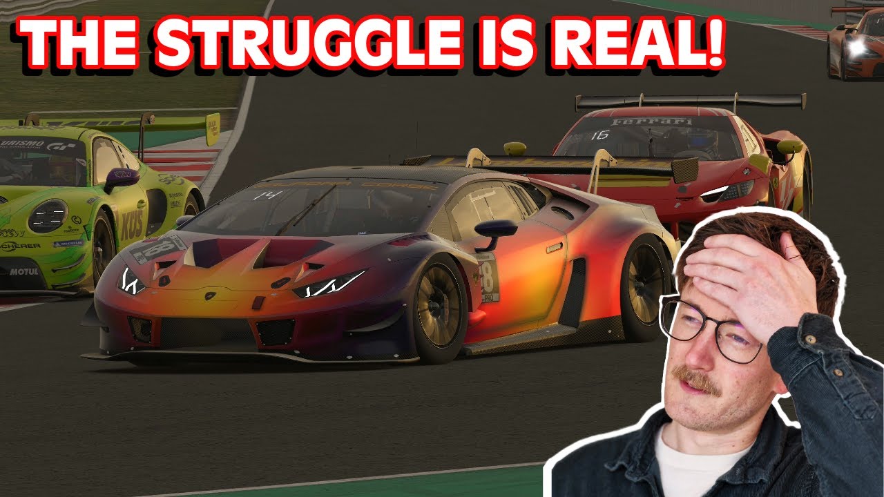 Learning New Cars Is HARD! | iRacing GT3 Lamborghini Huracán @ Misano