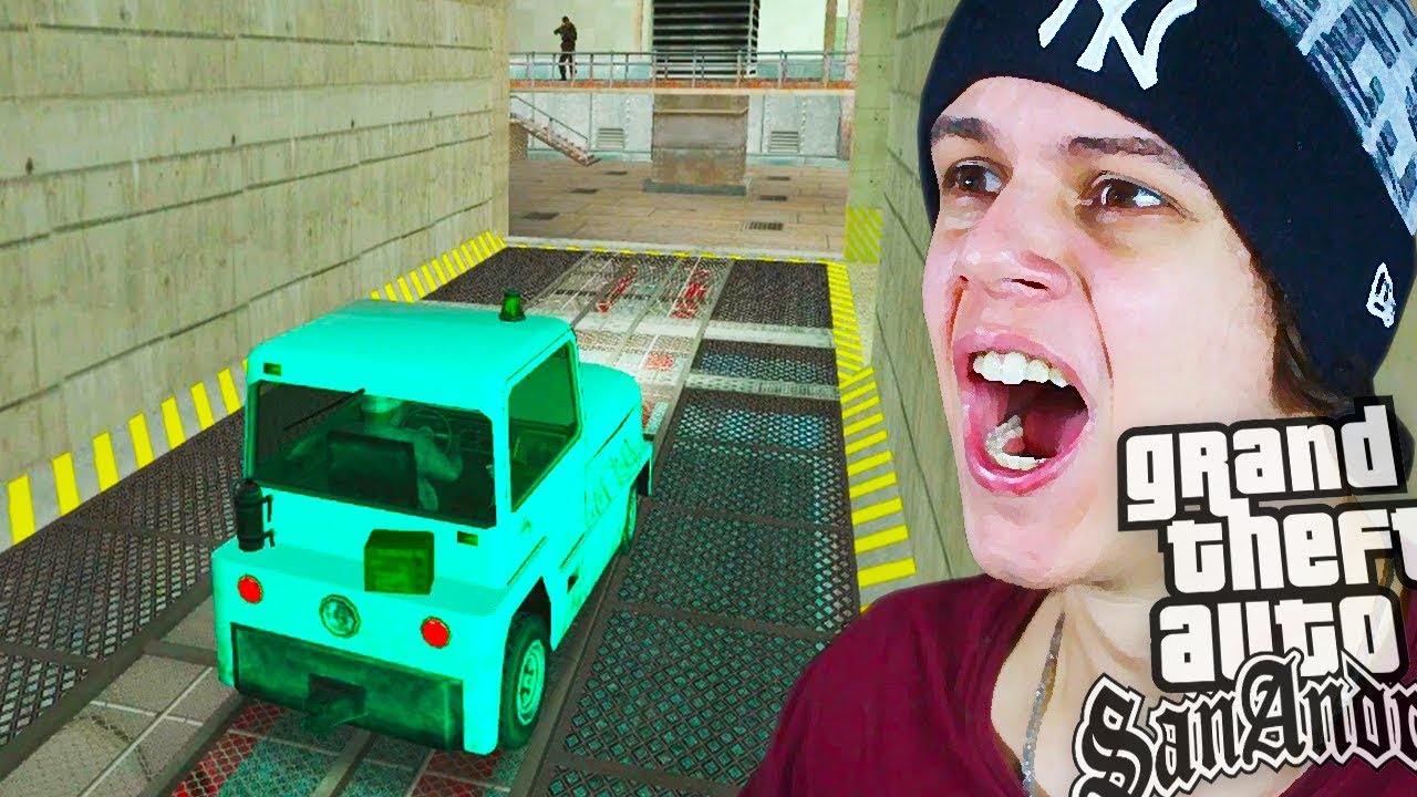 GTA SAN ANDREAS - ROLÊ DENTRO DA ÁREA 51! #34