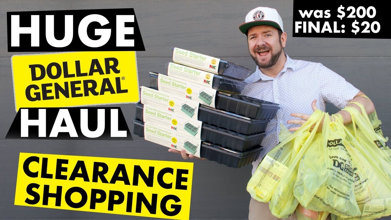🔥 HUGE Dollar General Clearance Shopping Haul - 90% off Lawn & Garden + Summer Toys!