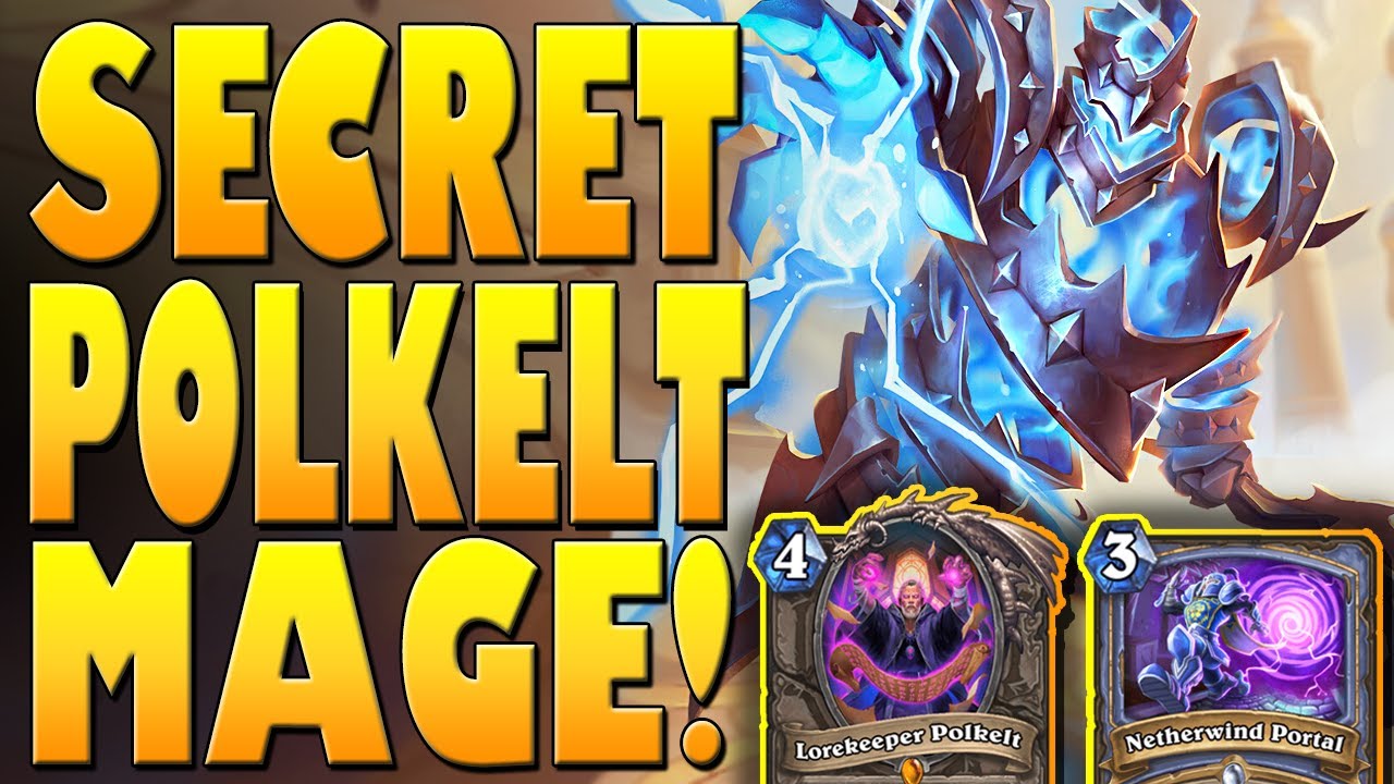 SECRET MAGE IS BACK?! Polkelt is NUTS in This Deck! | Scholomance Academy | Hearthstone