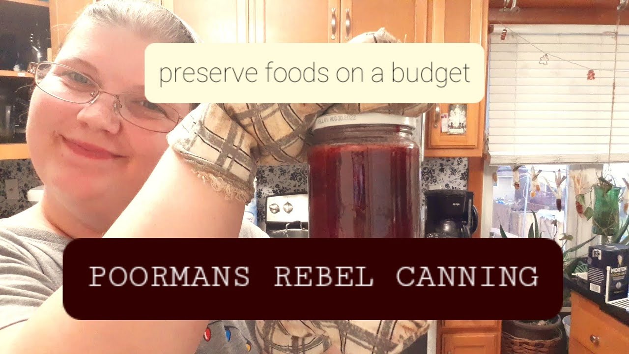 Poormans Rebel Canning - Methods and Example Recipe - Cranberry Sauce