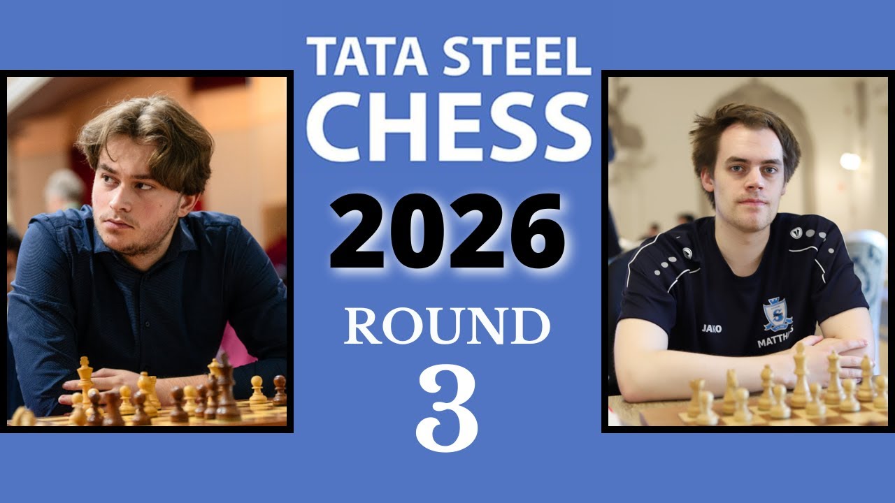 Vincent Keymer vs Matthias Bluebaum | Tata Steel Masters 2026 | Round 3