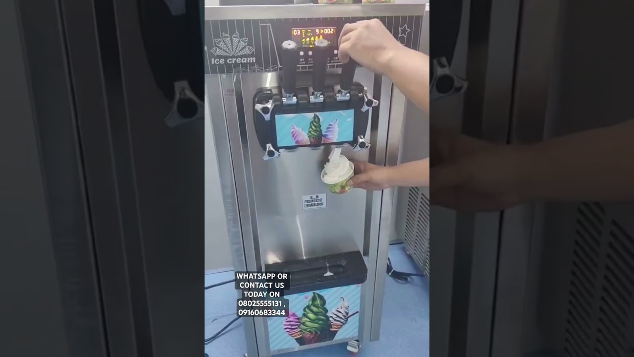 INDUSTRIAL ICE CREAM MACHINE / START UR SOFT SERVE ICE CREAM BUSINESS TODAY.ice cream machine 4 sale