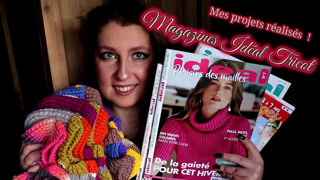 Partenariat Id&eacute;al magazines tricot & projets tricot r&eacute;alis&eacute;s
