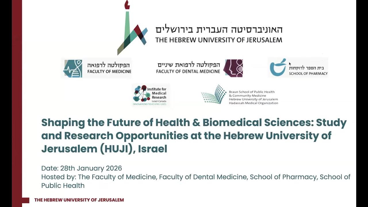 Webinar for Indian Students: Study and Research Opportunities in Healthcare and Biomedical Sciences.