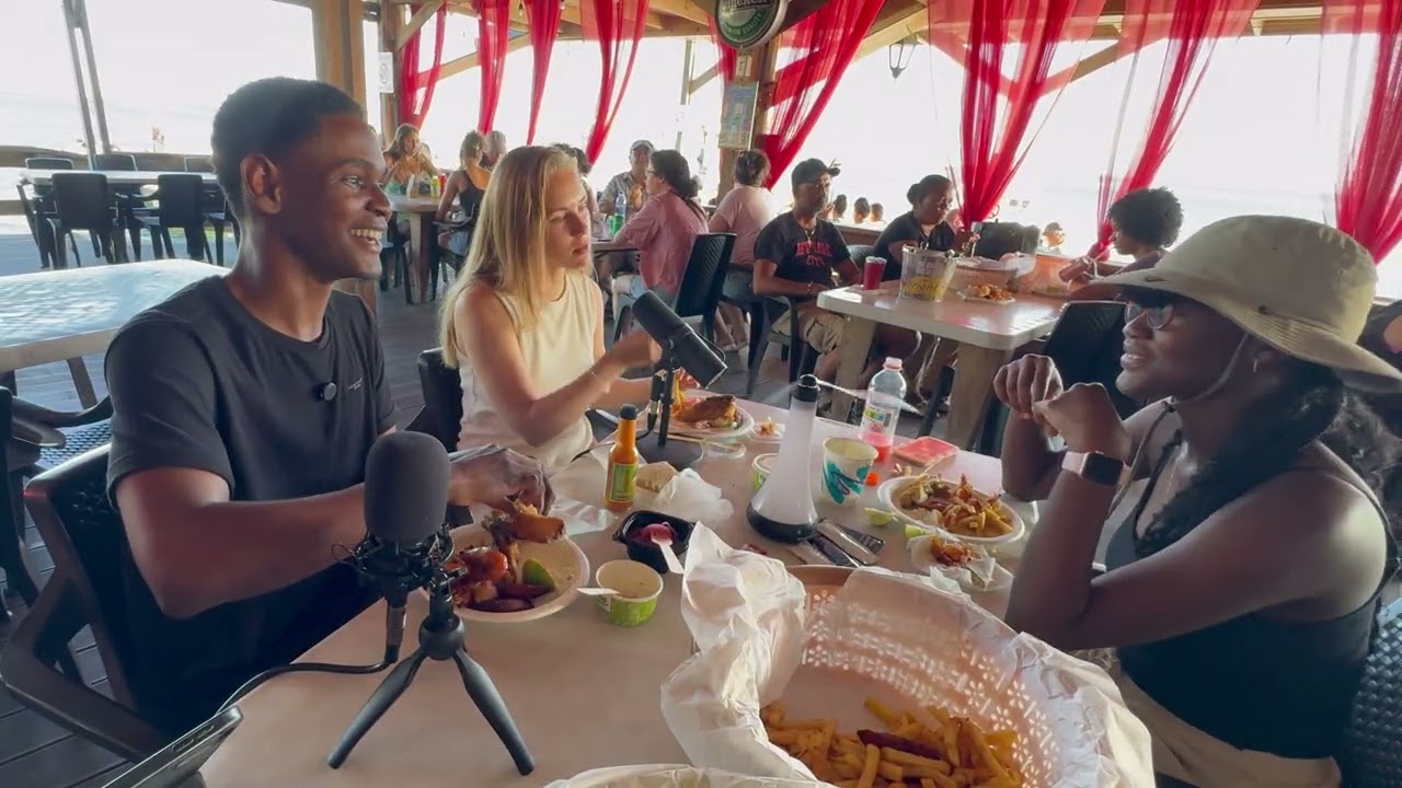 The first ever podcast in Zeerover on Aruba!