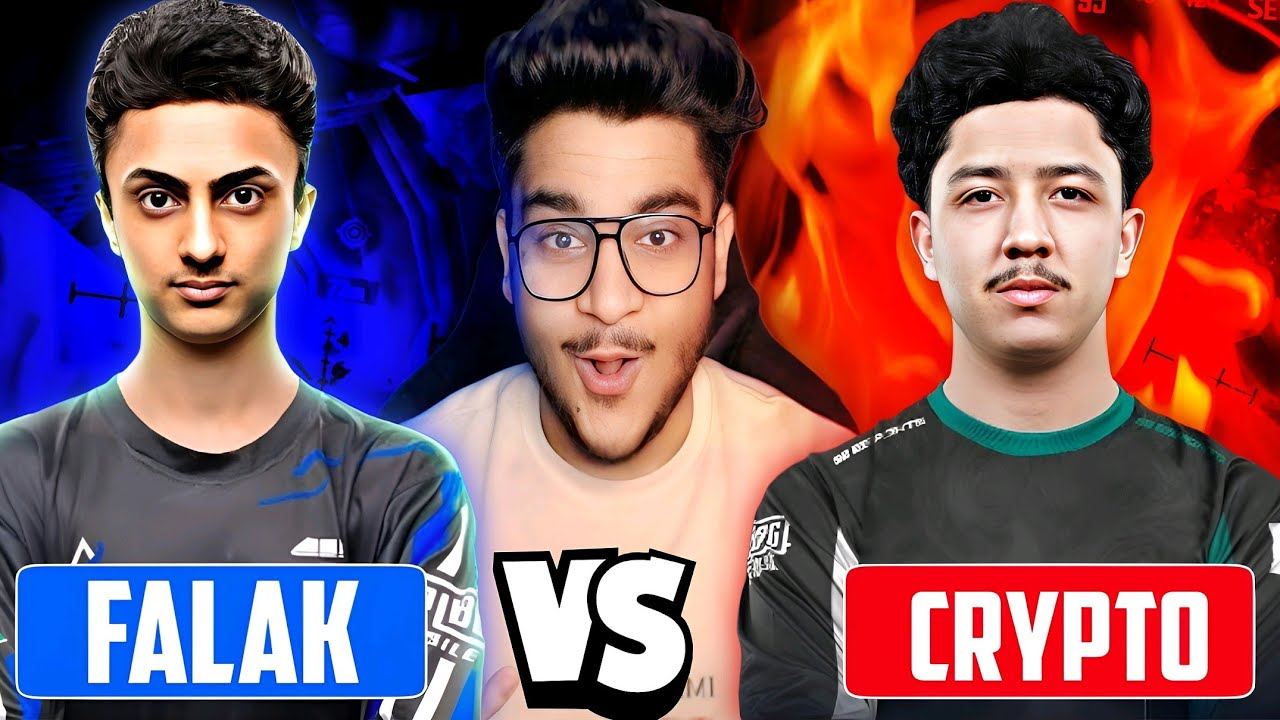 WORLD's BEST PLAYERS FALAK Vs Crypto BEST Moments in PUBG Mobile