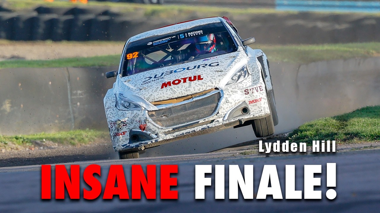 INSANE British Rallycross Finale at Lydden Hill – Wild Overtakes & Last Lap Drama