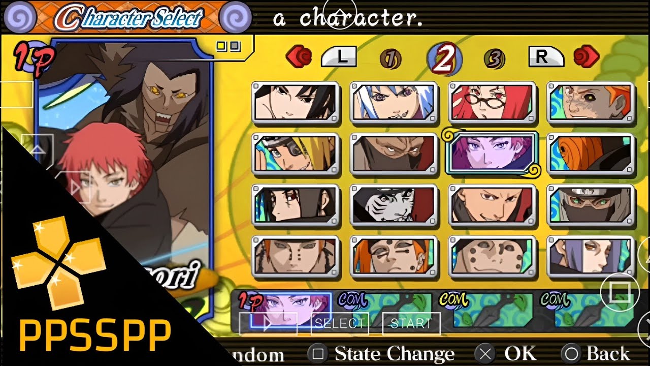 Сохранение данных на 100%, разблокировка всех персонажей, Naruto Shippuden Ultimate Ninja Heroes ...