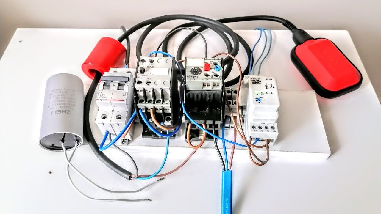 Derinkuyu Dalgıç Pompa Elektrik Pano Montajı Nasıl Yapılır- Sıvı Seviye Rölesi ve Flatör Bağlantısı.
