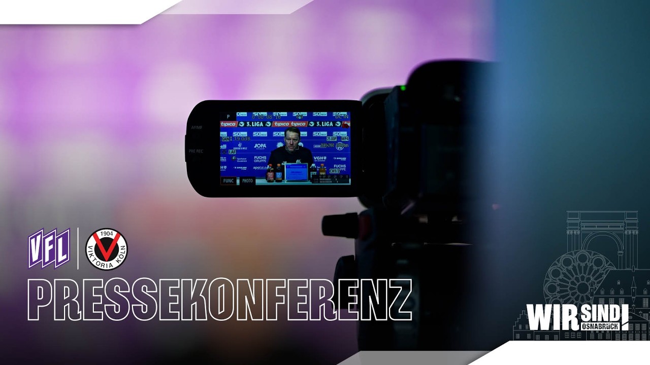 🔴 RE-LIVE: Pressekonferenz nach #OSNVIK I VfL Osnabrück - FC Viktoria Köln