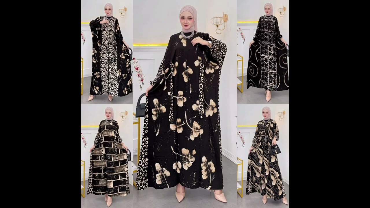 Gamis rayon premium bisa cod 0822 2668 2891