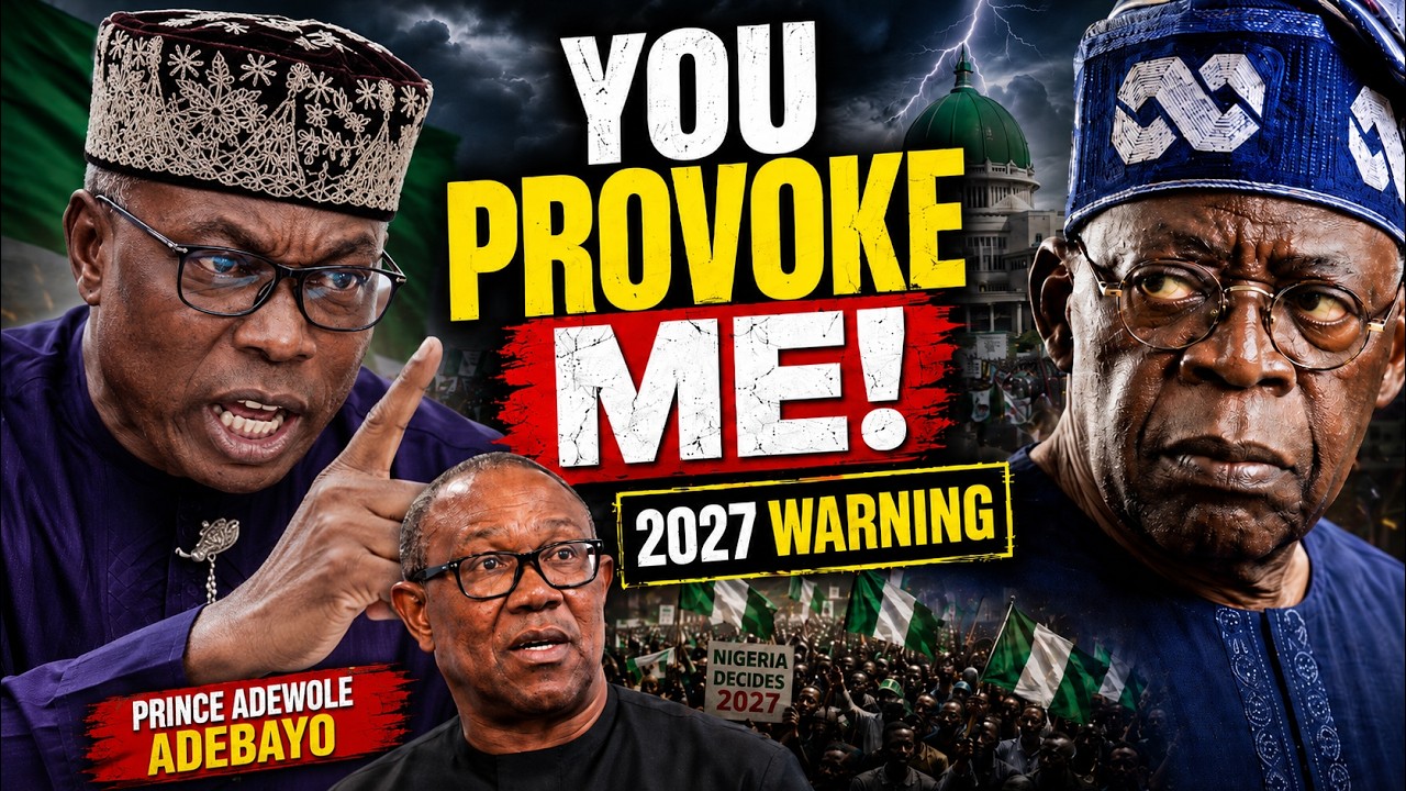 &ldquo;You Provoke Me!&rdquo; - Tinubu&rsquo;s Private Warning to Nigerians Over 2027 Elections - Prince Adebayo SDP