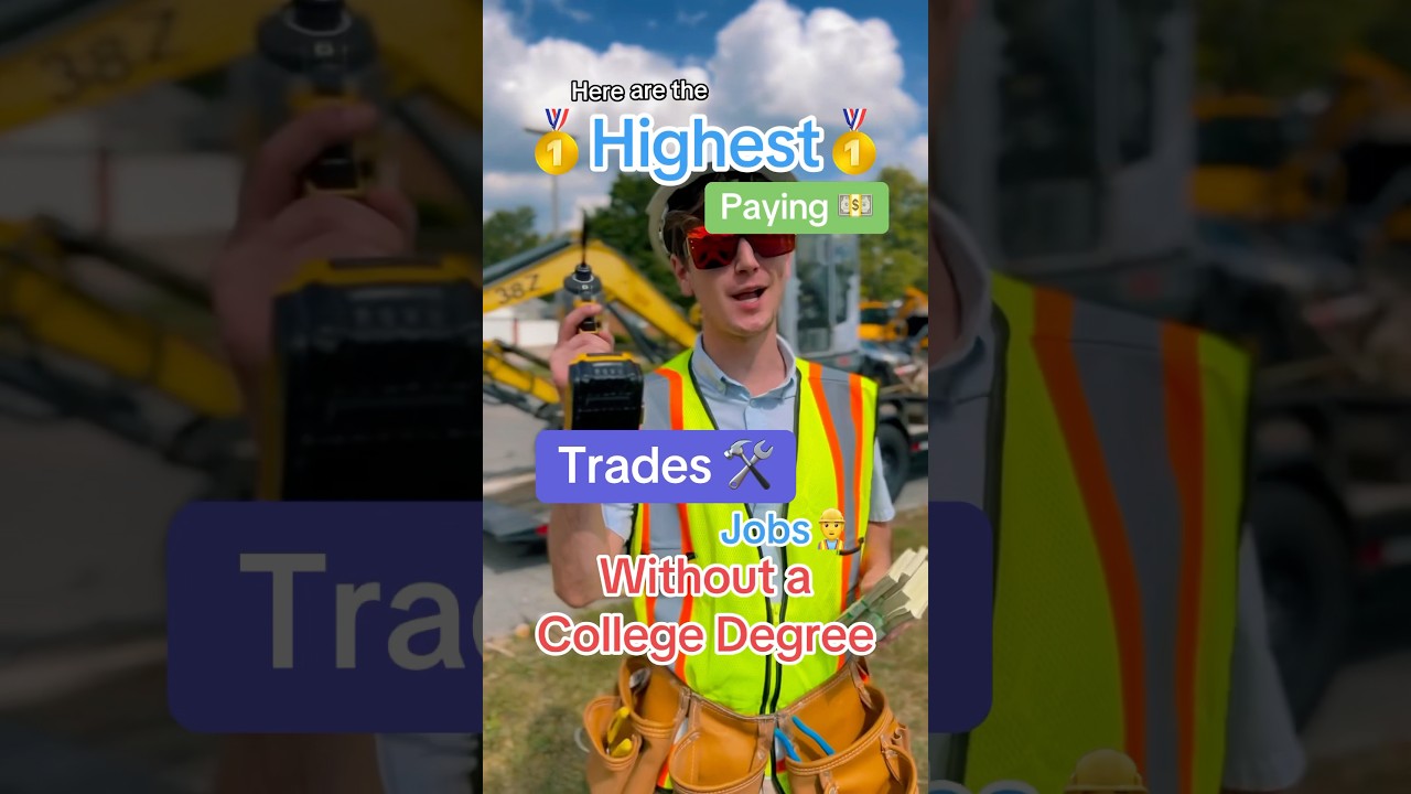Highest Paying Trades Jobs! 💵🛠️👷&zwj;♂️#jobs #trades #electrician