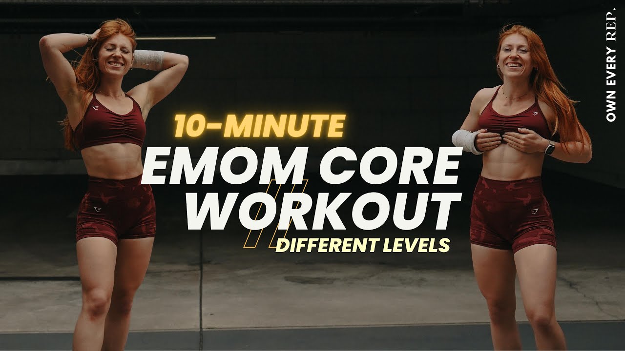 10 Min. EMOM Core Workout | No Repeat | Different Levels | Intense Abs & Lower Back | Core Strength