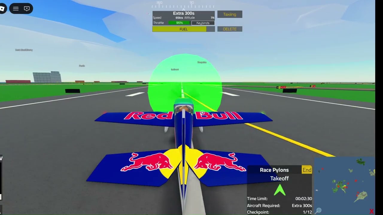 Doing a stunt mission in Ptfs (Roblox)