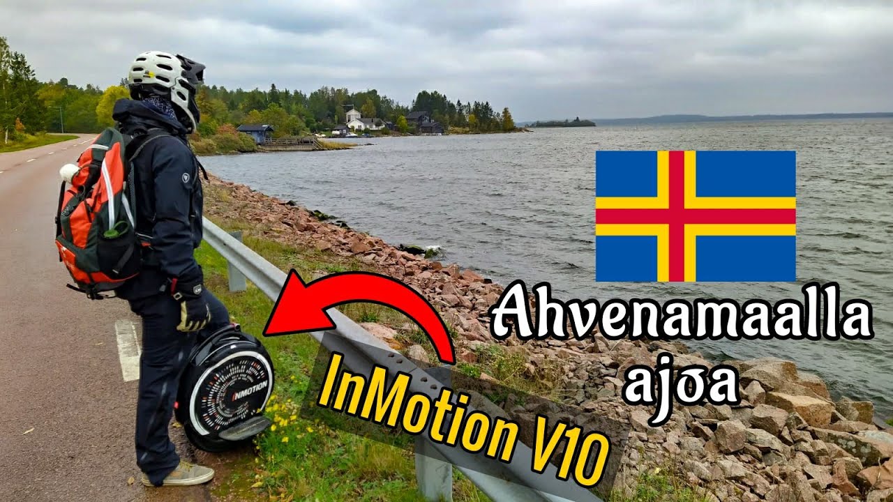 Sähköyksipyörällä ajelua Ahvenanmaalla / EUC InMotion V10