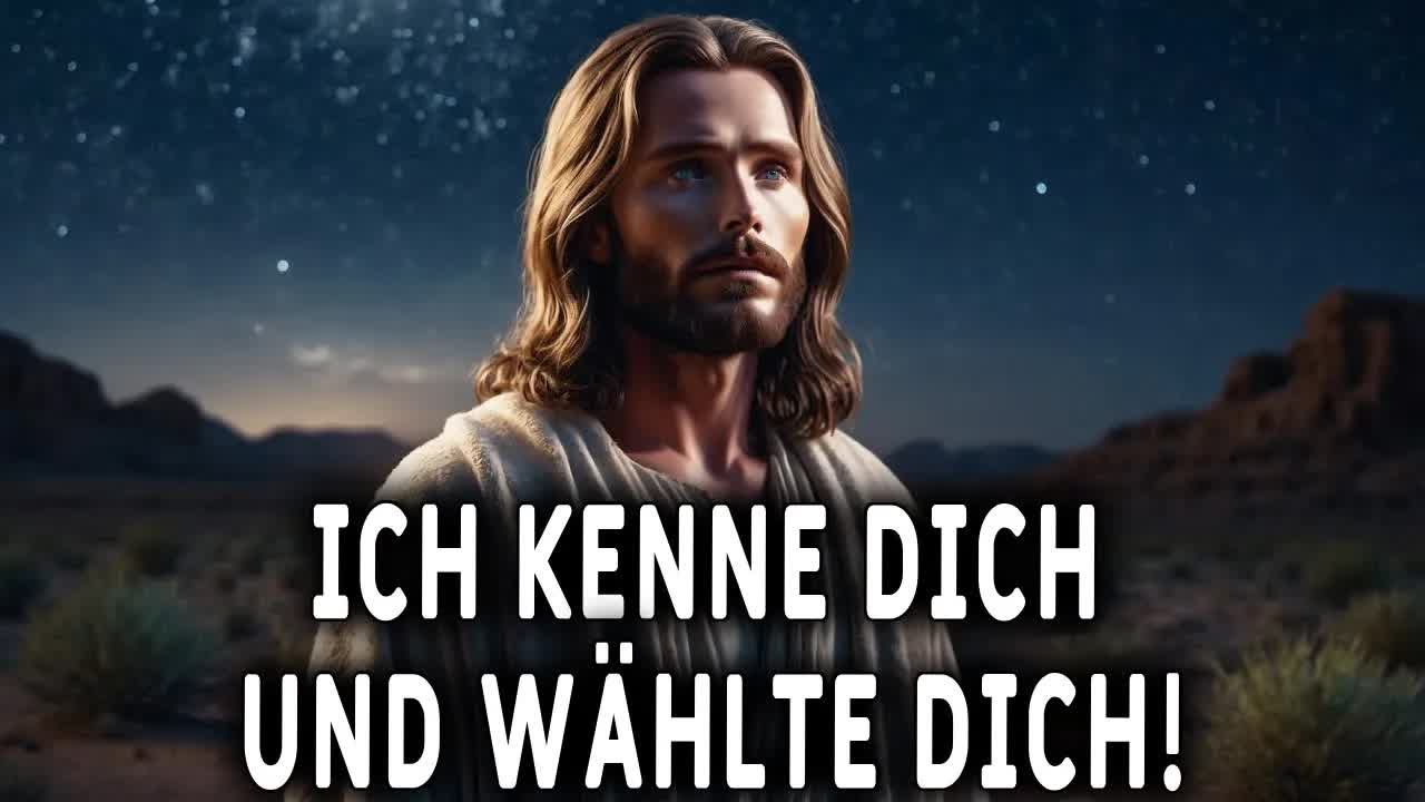 GOTT SAGT – Ich habe dich erwählt, weil ich dich kenne! Botschaft von Gott