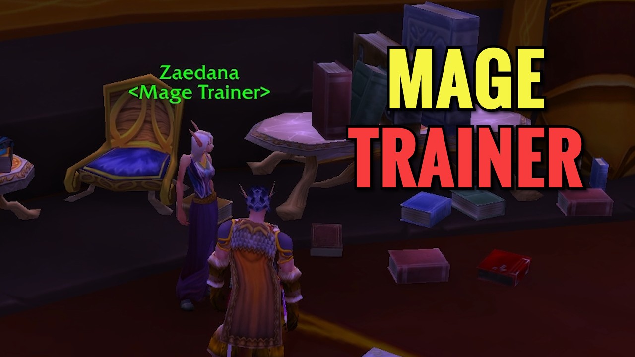 Silvermoon City Mage Trainer (WoW TBC)