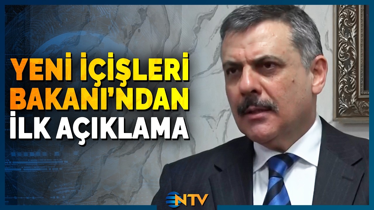 Son Dakika: Yeni İçişleri Bakanı Mustafa Çiftçi'den İlk Açıklama | NTV