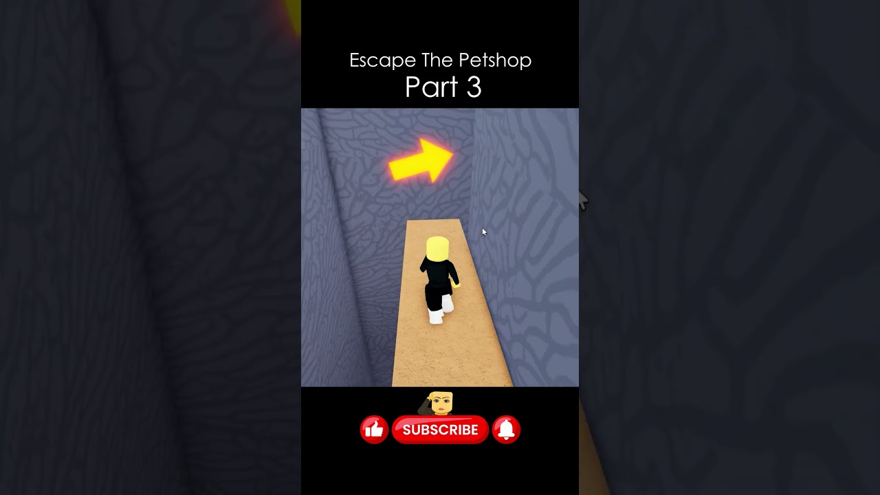 [Escape The Petshop] Part 3 #roblox #games #robloxgames #gameplay #satisfying #gaming #asmr #obby