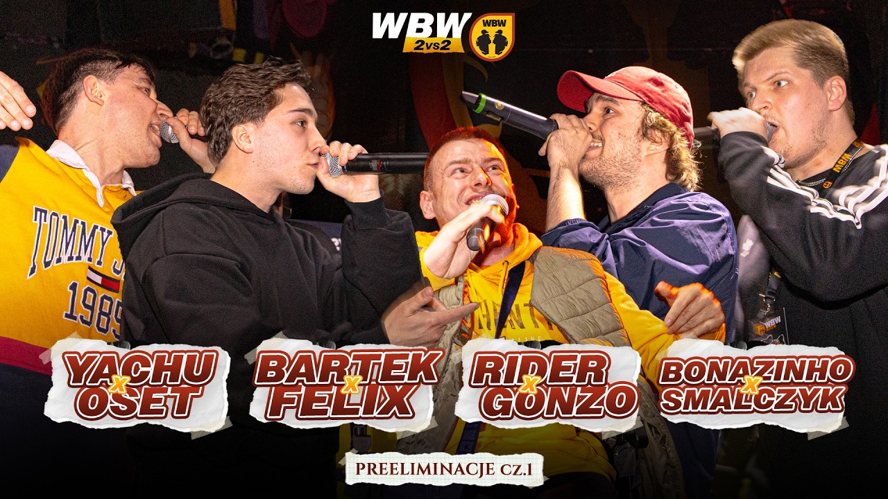 Preeliminacje WBW 2vs2 Wrocław🎤 Yachu, Oset, Rider, Furmi, Pukuś, Felix, Bartek i inni 🎤 2026, cz.1