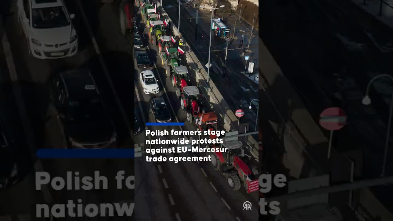 Polish farmers stage nationwide protests against EU&ndash;Mercosur trade agreement