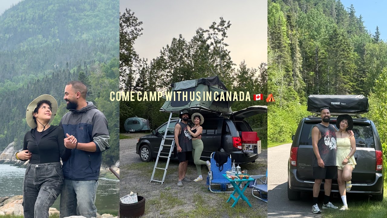 خيمنا فالطبيعة ديال كندا..الراحة النفسية/Camping in ⛺️Canada’s nature🇨🇦