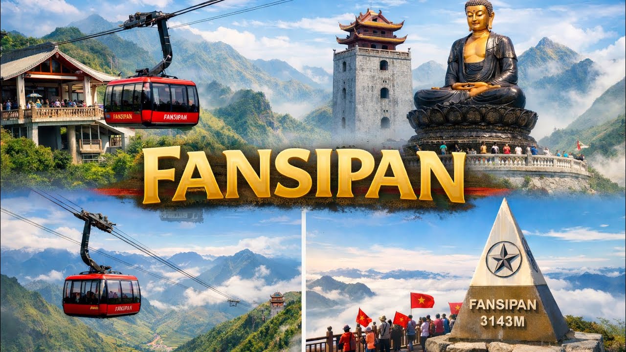 Vietnam #039 I DRIVEN ONTO THE ROOF OF VIETNAM?! 😱 The queue to Fansipan is SHOCKING! 🇻🇳