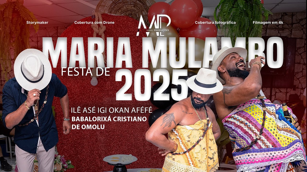 Festa de MARIA MULAMBO - Babalorixá Cristiano de Omolu (Ilê Asé Igi Okan Aféfé)