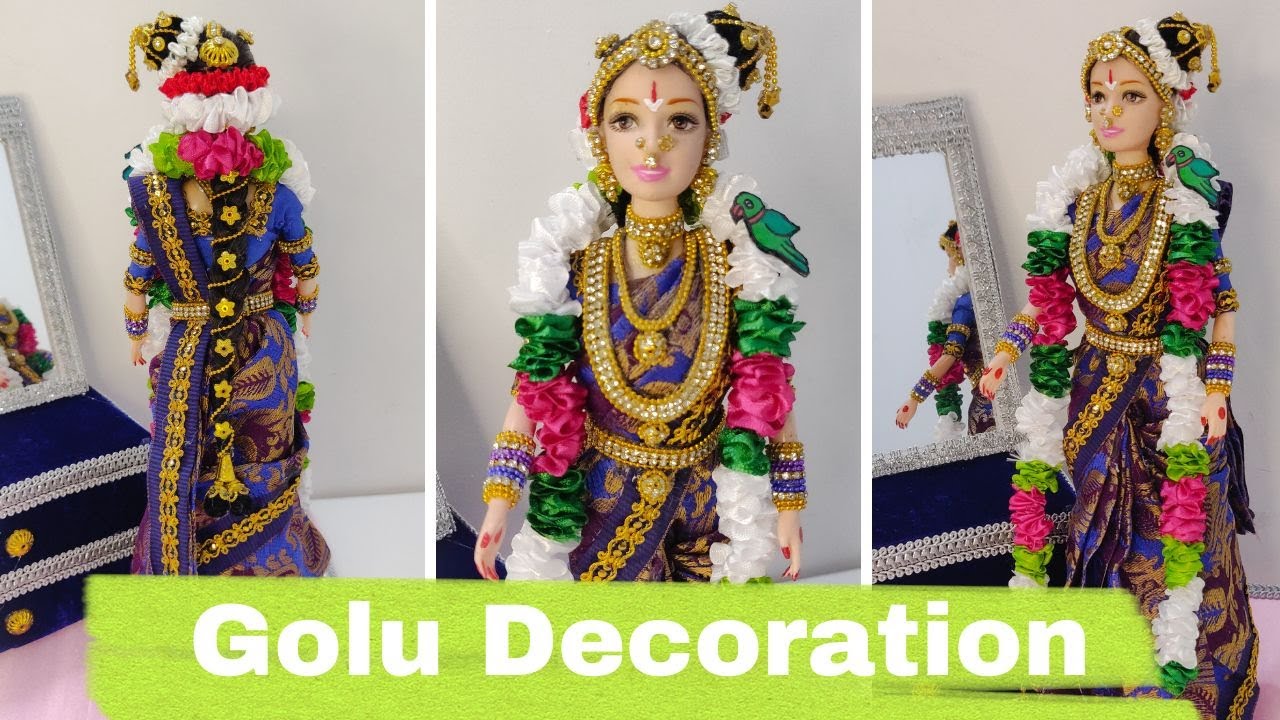 Navarathiri Golu Decoration Ideas | How to make Aandal doll| Dasara Special | Aandal Doll making
