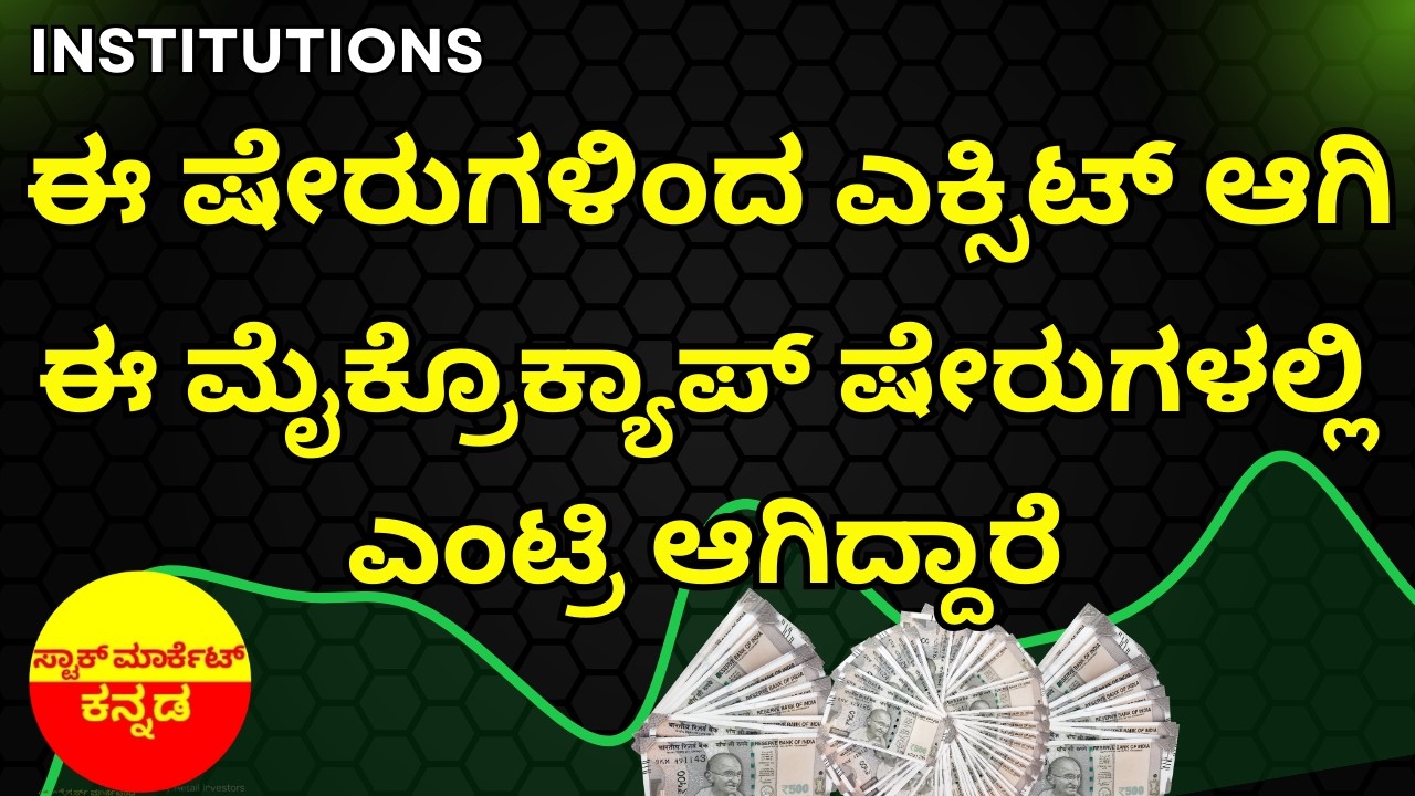 Institutions Cut Exposure in 9 Midcaps | Mutual Funds Increase Allocation to 9 Microcaps